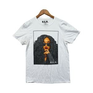 Sony Music H.E.R. Men's Usher Super Bowl Halftime Show T-Shirt sz S